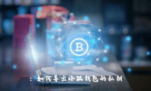: 如何导出小狐钱包的私钥